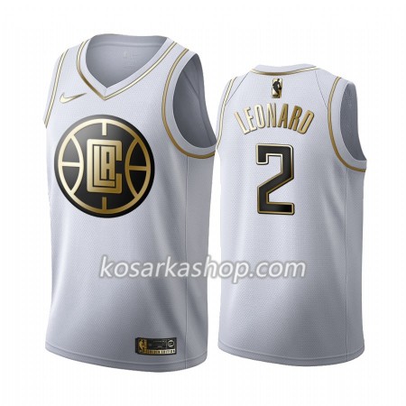 Dres Los Angeles Clippers Kawhi Leonard 2 Nike 2019-20 Bijela Golden Edition Swingman Dres Los Angeles Clippers Kawhi Leonard 2 Nike 2019-20 Bijela Golden Edition Swingman
